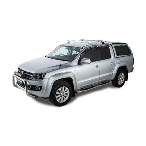 Rhino-Rack Heavy Duty RCH Silver 1 Bar Roof Rack (Rear) for VOLKSWAGEN Amarok 2H Dual Cab 4DR Ute (01/2011-12/2023) - JA9491