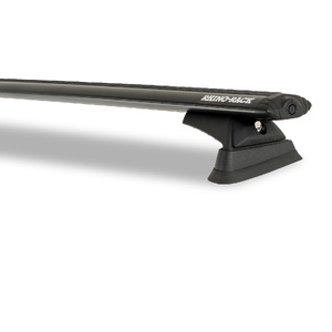Rhino Vortex RCL Black 3 Bar Roof Rack for HOLDEN Colorado 7  4dr SUV (Flush Rails) 12/12 to 9/16