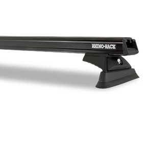 Rhino HD RCL Black 3 Bar Roof Rack for HOLDEN Colorado 7  4dr SUV (Flush Rails) 12/12 to 9/16