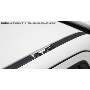 Rhino HD RLT600 Ditch Mount Black 2 Bar Roof Rack for IVECO Daily H1 3520 WB 2dr Van  5/15 On