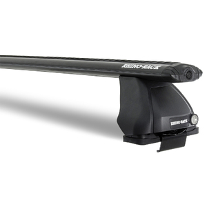 Rhino Vortex  Black 2 Bar Roof Rack for MG 3  5dr Hatch  1/17 On