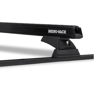 Rhino-Rack Heavy Duty RCL Trackmount Black 2 Bar Roof Rack for TOYOTA Tarago 4DR Van (07/2000-02/2006) - JB0050