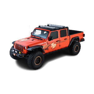 Rhino-Rack JB0100 Heavy Duty RL110 Silver 2 Bar Roof Rack for JEEP Gladiator 4DR Ute (6/20 On) 