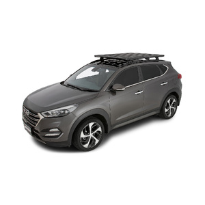 Rhino Pioneer Platform (1528 x 1236mm) & RCH/RCL Legs for HYUNDAI Tucson Gen 3 - TL/TLE/TL2/TLE2 (Pre Facelift) 5dr SUV (Flush Rails) 1/16 to 3/19