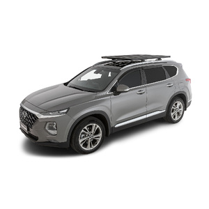Rhino Pioneer Platform (1528 x 1236mm) & RCL Legs for HYUNDAI Santa Fe Gen4, TM 5dr SUV (Flush Rails) 7/18 On