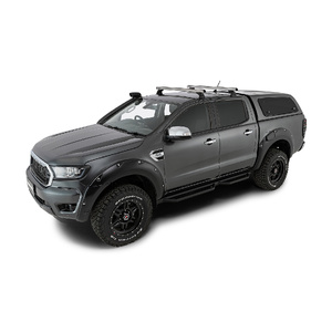 Rhino-Rack Heavy Duty RCH Silver 2 Bar Roof Rack for MAZDA BT50 Gen2 Dual Cab 4DR Ute (01/2011-12/2020) - JB1674