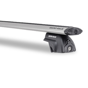 Rhino Vortex SX Silver 2 Bar Roof Rack for VOLKSWAGEN Touareg Gen3, CR 5dr SUV (Flush Rails) 1/19 On