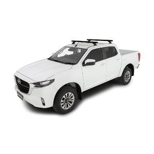 Rhino-Rack JC-00568 Heavy Duty RCH Black 2 Bar Roof Rack for MAZDA BT50 Gen3 Dual Cab 4DR Ute (01/2020-Current)