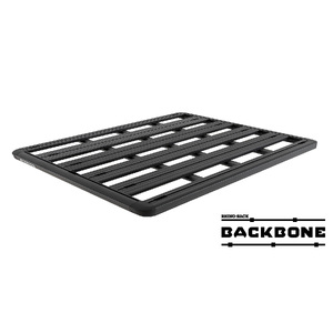 Rhino-Rack JC-00707 Pioneer Platform (1528 x 1236mm) & Backbone for JEEP Grand Cherokee 5DR 4WD (1/11 to 12/22) With Plastic Black Flush Rails