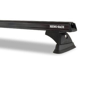 Rhino-Rack Heavy Duty RCH Black 1 Bar Roof Rack for HOLDEN Colorado Crew Cab 4DR Ute (01/2012-12/2020) - JC-00731