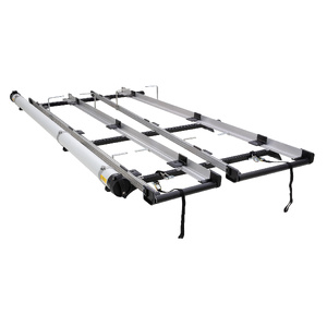 Rhino-Rack JC-00937 Multislide Double 3.0m Ladder Rack System & Conduit for FORD Transit Custom Gen2 SWB 2DR Van (01/2024-Current)