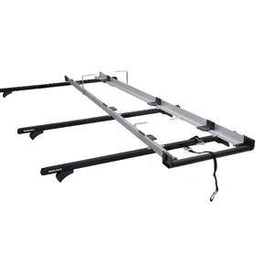 Rhino-Rack JC-00993 Multislide 3.0m Ladder Rack & 680mm Roller for VOLKSWAGEN Transporter T5 SWB (Low Roof) 2DR Van (08/2004-11/2015)
