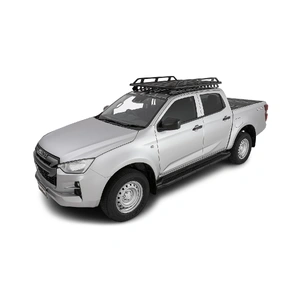 Rhino-Rack JC-01257 Pioneer Tradie (1528 x 1236mm) & Backbone for ISUZU D-Max Gen3 (X-Terrain) Crew Cab (With Flush Rails) 4DR Ute (01/2020-Current)
