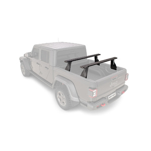 Rhino-Rack Reconn-Deck 2 Bar Ute Tub System for JEEP Gladiator JT & Trail Rails installed 4DR Ute (01/2020-Current) - JC-01271