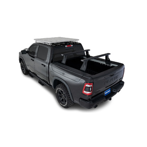 Rhino-Rack Reconn-Deck 2 Bar Ute Tub System for RAM 2500 / 3500 Gen4 (6'4 BED WITH RAMBOX) & Utility Tracks installed Crew Cab 4DR Ute (01/2010-Curren