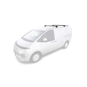 Rhino-Rack JC-01500 Vortex RCH Black 2 Bar Rack System for HYUNDAI Staria-Load US4 5DR Van (01/2021-Current)