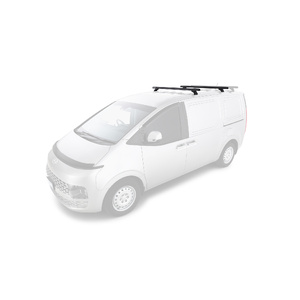 Rhino-Rack Heavy Duty RCH Black 2 Bar Roof Rack for HYUNDAI Staria-Load US4 5DR Van (01/2021-Current) - JC-01501