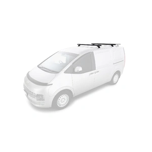 Rhino-Rack JC-01501 Heavy Duty RCH Black 2 Bar Roof Rack for HYUNDAI Staria US4 5DR Van (01/2021-Current)