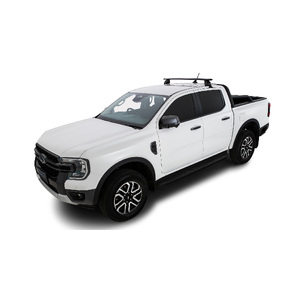 Rhino-Rack Vortex 2500 Black 1 Bar Rear Roof Rack for FORD Ranger Gen 2 (P703) Double Cab 4DR Ute (01/2022-Current) - JC-01535