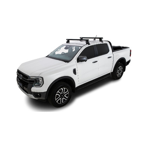 Rhino-Rack Heavy Duty 2500 Black 2 Bar Roof Rack for VOLKSWAGEN Amarok Gen2 Double Cab 4DR Ute (01/2023-Current) - JC-01544