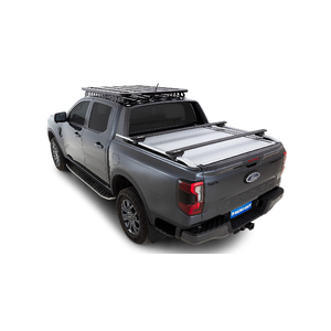 Rhino-Rack JC-01556 Vortex RX Black 2 Bar Roof Rack for FORD Ranger Gen 2 (P703) Wildtrak Double Cab Raised Rails 4DR Ute (01/2022-Current)