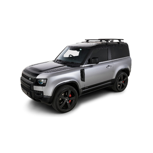 Rhino-Rack Vortex RCH-RCL Black 2 Bar Roof Rack for LAND ROVER Defender 90 L663 With Factory Track 2DR SUV (01/2021-Current) - JC-01594