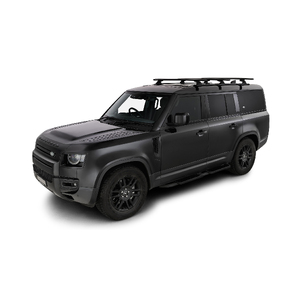 Rhino-Rack Vortex RCL Black 3 Bar Roof Rack for LAND ROVER Defender 130 L663 With Factory Track 5DR SUV (01/2023-Current) - JC-01926