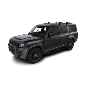Rhino-Rack Vortex RCL Black 2 Bar Roof Rack for LAND ROVER Defender 130 L663 With Factory Track 5DR SUV (01/2023-Current) - JC-01933