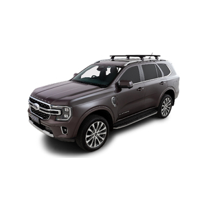 Rhino-Rack Vortex RX200 Black 2 Bar Roof Rack for FORD Everest U704 With Raised Rail 5DR SUV (01/2022-Current) - JC-01993