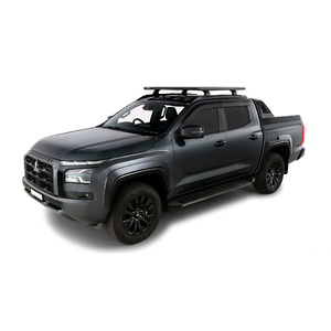 Rhino-Rack Pioneer 6 Platform (1300 x 1240mm) & RX200 legs for MITSUBISHI Triton GSR Gen6 Double Cab & Flush Rails 4DR Ute (01/2024-Current) - JC-0199