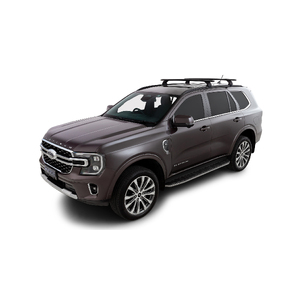 Rhino-Rack Vortex RX200-4 Black 2 Bar Roof Rack for FORD Everest U704 With Flush Rails 5DR SUV (01/2022-Current) - JC-02129