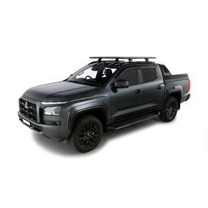 Rhino-Rack Pioneer 6 Platform (1500 x 1240mm) & RX200-4 legs for MITSUBISHI Triton GSR Gen6 Double Cab & Flush Rails 4DR Ute (01/2024-Current) - JC-02