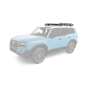 Rhino-Rack Pioneer 6 Tradie (1900 x 1240mm) & RX100 legs for TOYOTA Kluger Gen1 With Roof Rails 4DR SUV (11/2003-07/2007) - JC-02194