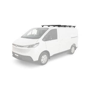 Rhino-Rack JC-06720 Sportz RX300H Trackmount Black 4 Bar Roof Rack for LDV Deliver 7 Gen1 SWB (Low Roof) 4DR Van (01/2024-Current)