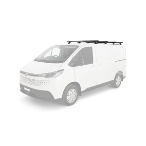 Rhino-Rack JC-06720 Sportz RX300H Trackmount Black 4 Bar Roof Rack for LDV eDeliver 7 Gen1 SWB (Low Roof) 4DR Van (01/2024-Current)