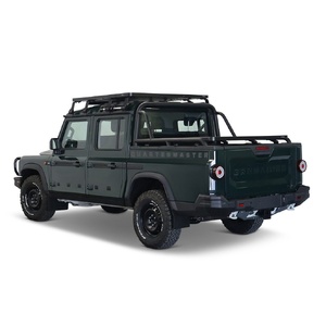 Ineos Grenadier Quartermaster (2023-Current) Roller Tonneau Cover Slimline II Load Bed Rack Kit by Front Runner - KRIG005T