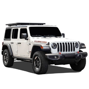 Jeep Wrangler JL 4 Door (2018-Current) Extreme Slimline II 1/2 Roof Rack Kit by Front Runner - KRJW023T