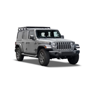 Jeep Wrangler JL 4 Door (2018-Current) Slimline II 1/2 Roof Rack Kit / Tall by Front Runner - KRJW032T
