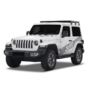Jeep Wrangler JL 2 Door (2018-Current) Slimline II 1/2 Roof Rack Kit / Tall by Front Runner - KRJW033T