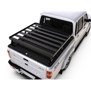 Mahindra Pik-Up Double Cab (2022-Current) Roll Top Slimline II Bed Rack Kit by Front Runner - KRMD007T