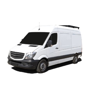 Mercedes-Benz Sprinter 128in/144in/170in / L1/L2/L3 / SWB/MWB/LWB Wheelbase w/o OEM Tracks (2006-Current) Slimline II 1/4 Roof Rack Kit / Tall by Fron