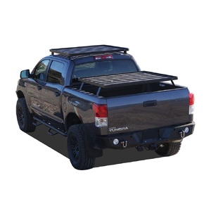 Toyota Tundra DC 4-Door Ute (2007-Current) Slimline II Load Bed Rack Kit by Front Runner - KRTT956T