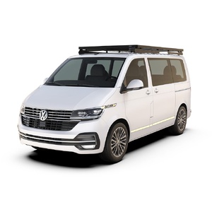 Volkswagen T6/T6.1 Caravelle Transporter SWB (2015-Current) Slimline II Roof Rack Kit by Front Runner - KRVT017T