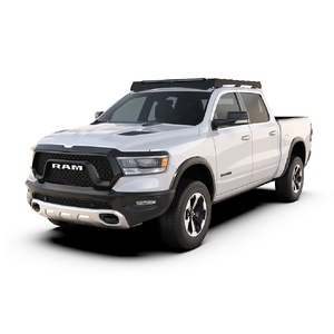 RAM 1500 5th Gen Crew Cab (2019-Current) Slimsport Roof Rack Kit / Light Bar Ready by Front Runner - KSDR003T