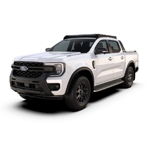 Ford Ranger T6.2/Wildtrak/Raptor Double Cab (2022-Current) Slimsport Roof Rack w/40in Light Bar Kit by Front Runner - KSFR008L