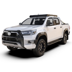 Toyota Hilux (2016-Current) Slimsport Roof Rack Kit Light Bar Ready by Front Runner - KSTH004T