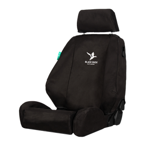 Black Duck Second Row Rear Bench Seat Cover to suit Toyota Land Cruiser 100 Series 01/98 - 08/07 (GXL/RV/GXV/Sahara)