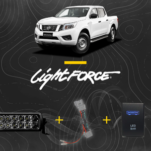 Lightforce - Viper 40" Dual Row LED Light Bar Kit to suit Nissan Navara NP300 2014 - 2019