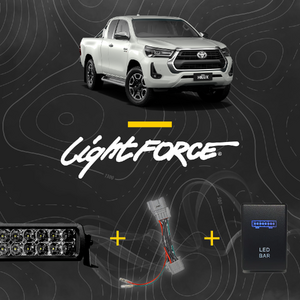 Lightforce - Viper 40" Dual Row LED Light Bar Kit to suit Toyota Hilux 2021 - Onwards