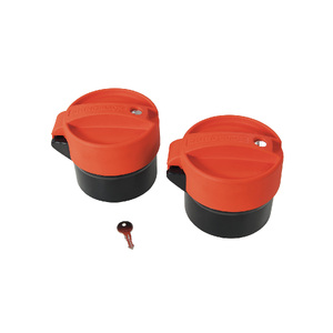 Rhino-Rack LSE101 Conduit Locking End Caps (100mm/3.9inches)